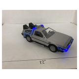 Back to the Future Car lights up