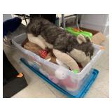 Tub of Stuffed Toys