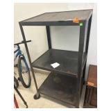 TV Metal cart On Wheels