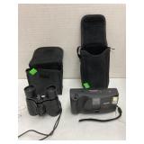 Kodak Star 635 Camera W/ Case, Binoculars W/ Case