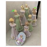 Growing up Birthday girl Figurines