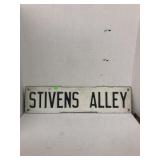 Stove s Alley Metal Sign Approx 24x6