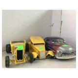 3 Toy metal Cars