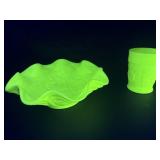 Uranium Custard Dish / Glass