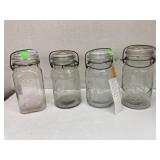 Set of Vntg Canning Jars