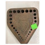 Antique Drill Index (Brass w/ Copper Finish)