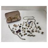 Tie Tacks, Jacks, Glasses, Watch Fob, Etc