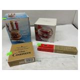 Glass Coasters & Misc