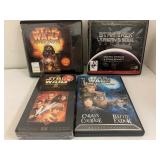 Star Wars and Star Trek, CDs and VHS