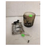 Woodland Candle & Bear Outlet Cover