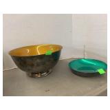2cnt Metal Colored Bowls