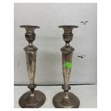 Sterling Weighted Candle Holders - Empire