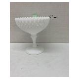 Westmoreland English Hobnail Compote Milk Glass