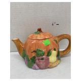 Russ Ceramic Pumpkin Teapot