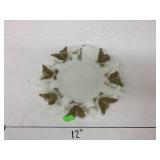 Westmoreland Milk Glass Federal Flag Plate