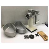 Meat Grinder with Attachments , Rival