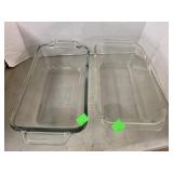 Pyrex Dish and Anchor Ovenware Dish
