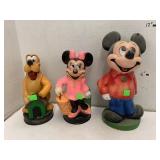 3cnt Mickey Mouse Character Banks, 2 missing