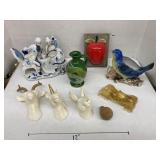 Porcelain Couple, Mt. Vernon Vase, Bird Vase,