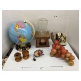Globe, Candy Dispenser, Glass Grapes,  Dog