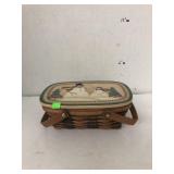 Basket w/ Snowman Lid