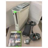 Xbox 360 with Power Cord and Game