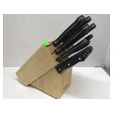 Farberware knives with  Block