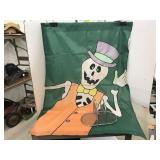 Skeleton flag and metal Napkin holder