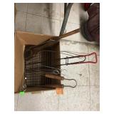 Grill skewers tongs, and tools