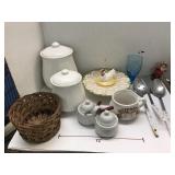 Misc Lot, Deviled Egg Tray with hen on nest