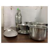 Stainless Steel, Shaker, bowls