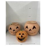 Trio of Jack Oï¿½ Lanterns