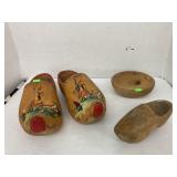 Wooden Shoes & Bowl