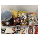 Mickey Mouse Trashcan and Misc