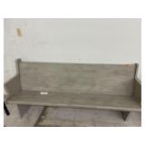 Wooden Church Pew Bench