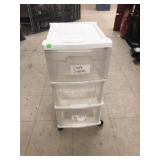 3 Drawer Rolling Storage