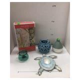 Decor - Turtle, String Lights, Candle Holder