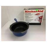 Cast iron pan and kitchen aid Food Grinder
