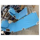 2 Adjustable Beach / Pool Lounge Chairs