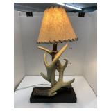 Antler Lamp, Back Antlers Broken