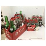 4 Boxes of Vntg Soda Pop Bottles, Coca Cola, Mt