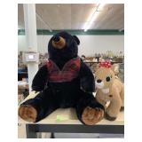 Large Bear and Clarice Deer