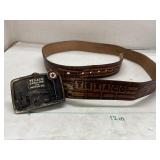 TEXACO Belt Buckle & Belt