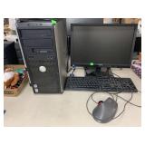 Dell Computer Tower, Monitor, keyboard, Mouse w