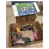 Tools, Fan, Wooden Boxes, Misc