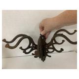 Cast Iron Wall Tree, Ice cream Bells, Painted Can
