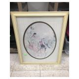 Barbara Waldoï¿½s? Songbird Watercolor Approx 18x22