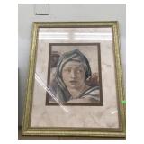 Picture of Woman Approx 25x31