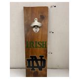 Irish Notre Dame Bottle Opener