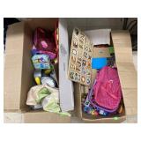 2 Boxes of Kids toys